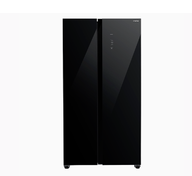 Refrigerador Side by Side No Frost 631 L Brutos Black Glass Mabe - MSC631LKLNG0