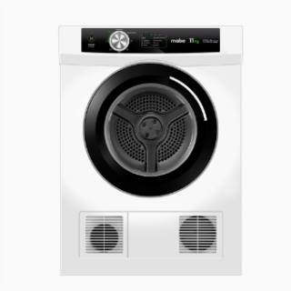 Secadora Carga Frontal Eléctrica 11 kg Blanca Mabe - SEM011VBCL0