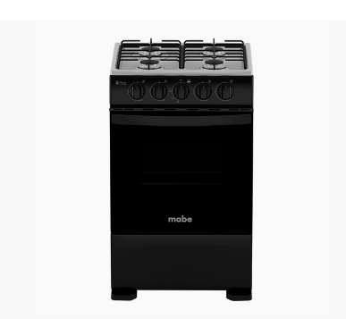 Cocina de Piso a Gas 51 cm Negro Mabe - CMC5100NA1